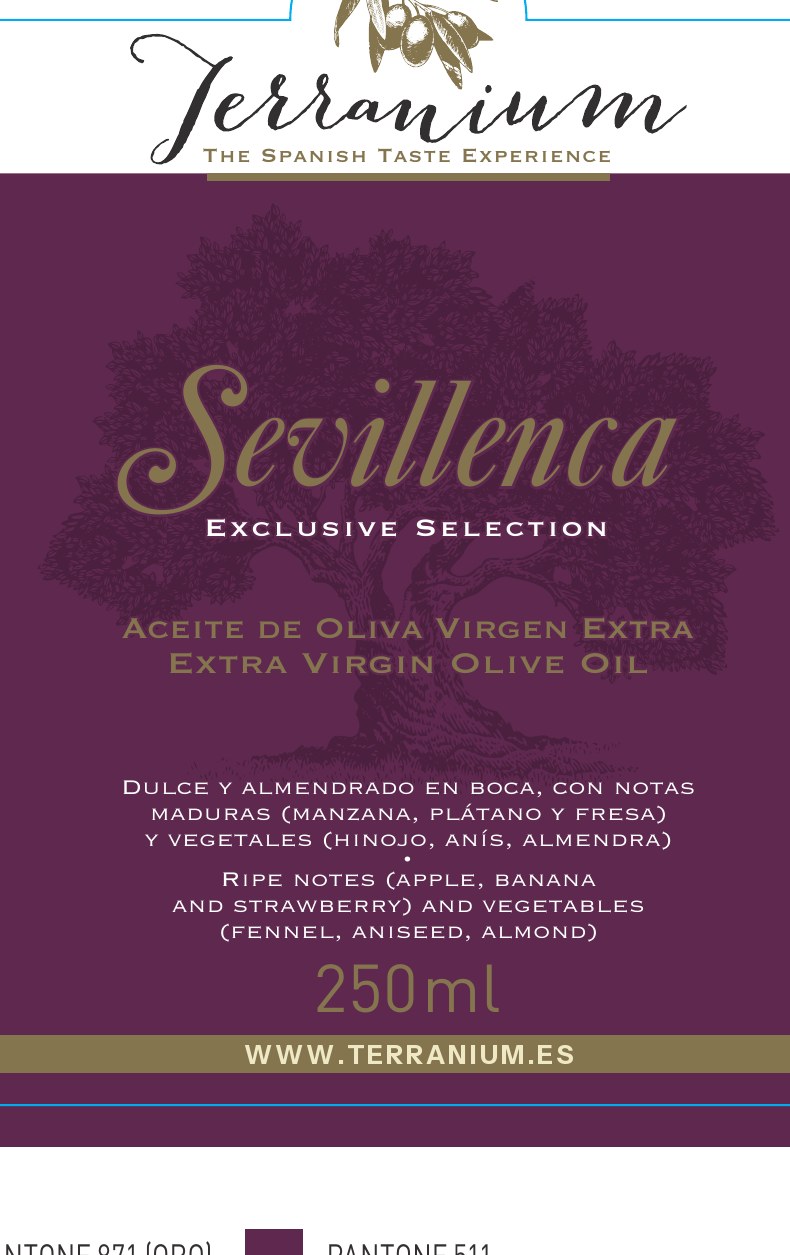 Etiqueta Terranium Sevillenca